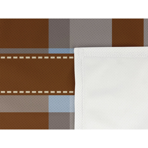 Two Color Plaid Cooling Towel- Detail