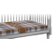 Two Color Plaid Crib Fitted Sheet w/ Name and Initial