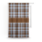 Two Color Plaid Curtain - 50"x84" Panel