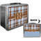 Two Color Plaid Custom Lunch Box / Tin Approval