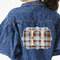 Two Color Plaid Custom Shape Iron On Patches - XXXL - MAIN