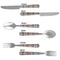 Two Color Plaid Cutlery Set - APPROVAL