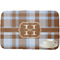 Two Color Plaid Dish Drying Mat - with cup