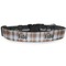 Two Color Plaid Dog Collar Round - Main