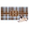 Two Color Plaid Dog Towel (Personalized)