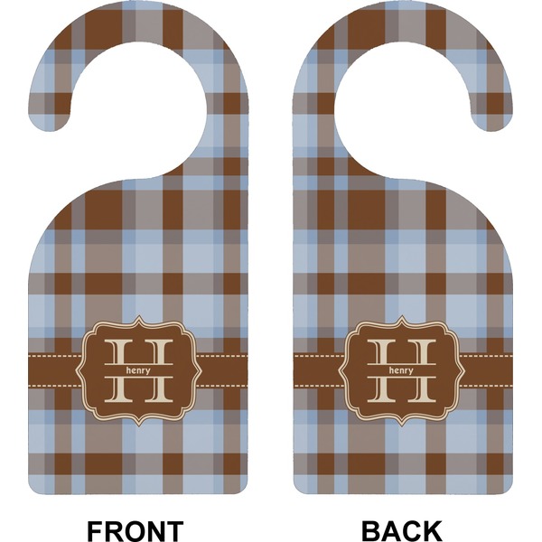 Two Color Plaid Door Hanger (Approval)