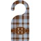 Two Color Plaid Door Hanger (Personalized)