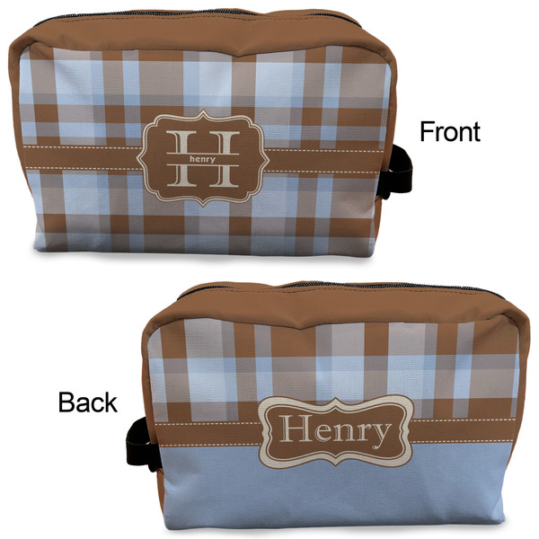 Two Color Plaid Dopp Kit - Approval