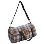 Two Color Plaid Duffel Bag - Large (Personalized)