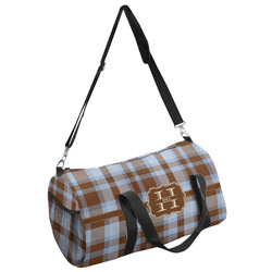 Two Color Plaid Duffel Bag - Small (Personalized)