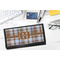 Two Color Plaid DyeTrans Checkbook Cover - LIFESTYLE