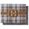Two Color Plaid Electronic Screen Wipe - Flat