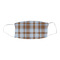 Two Color Plaid Fabric Face Mask