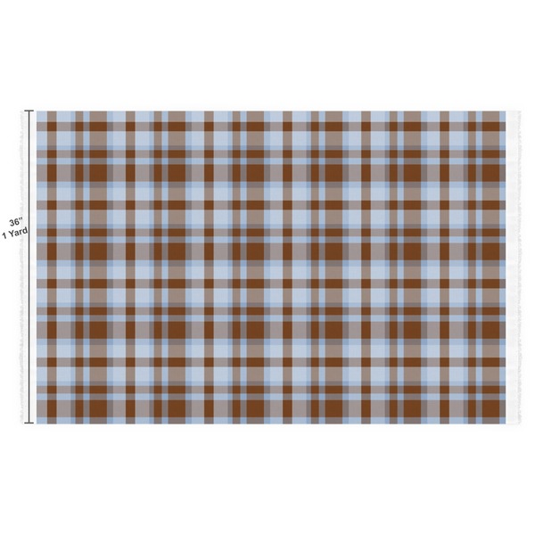 Two Color Plaid Fabric Full Yard