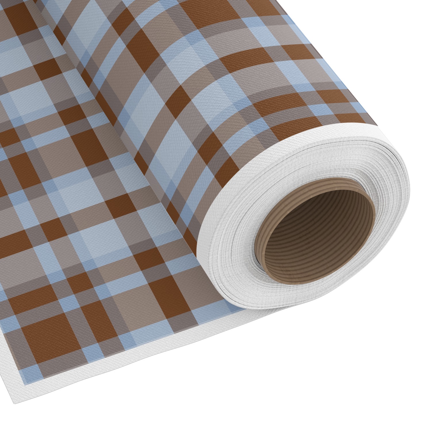 Custom Two Color Plaid Fabric by the Yard | YouCustomizeIt