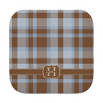 Two Color Plaid Face Towel (Personalized)