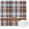 Two Color Plaid Wash Cloth with soap