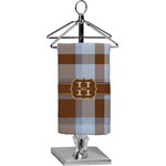 Two Color Plaid Finger Tip Towel - Full Print (Personalized)