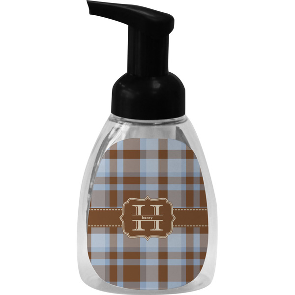 Two Color Plaid Foam Soap Bottle