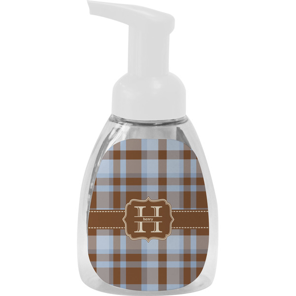Custom Two Color Plaid Foam Soap Bottle (Personalized)