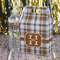 Two Color Plaid Gable Favor Box - In Context