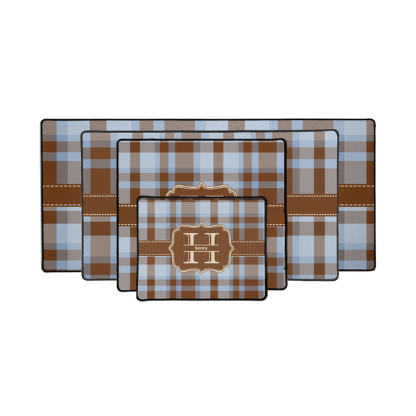 Two Color Plaid Gaming Mats - PARENT/MAIN
