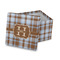 Two Color Plaid Gift Box with Lid - Canvas Wrapped (Personalized)