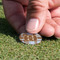 Two Color Plaid Golf Ball Marker - Hand