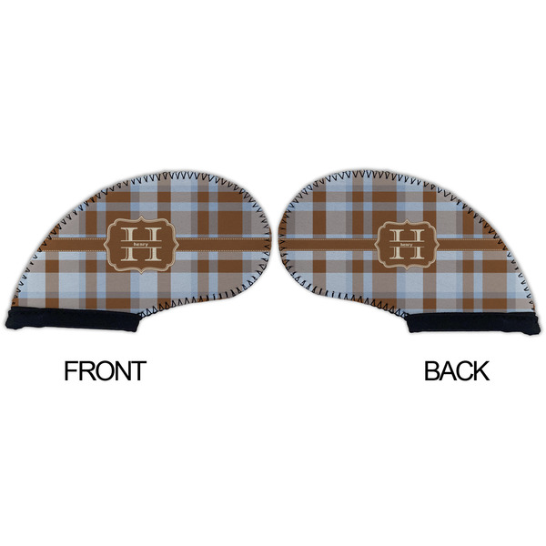 Two Color Plaid Golf Club Covers - APPROVAL
