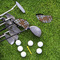Two Color Plaid Golf Club Covers - LIFESTYLE