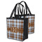 Two Color Plaid Grocery Bag - MAIN