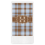 Two Color Plaid Guest Towels - Full Color (Personalized)
