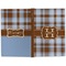 Two Color Plaid Hard Cover Journal - Apvl