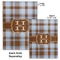 Two Color Plaid Hard Cover Journal - Compare