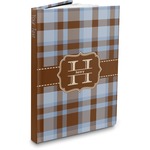 Two Color Plaid Hardbound Journal - 5.75" x 8" (Personalized)