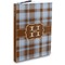 Two Color Plaid Hard Cover Journal - Main
