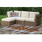 Two Color Plaid Outdoor Mat & Cushions