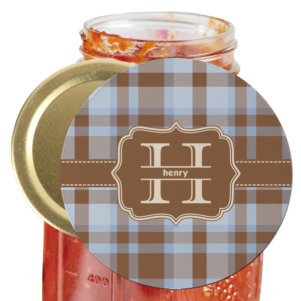 Custom Two Color Plaid Jar Opener (Personalized)