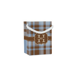 Two Color Plaid Jewelry Gift Bags - Matte (Personalized)