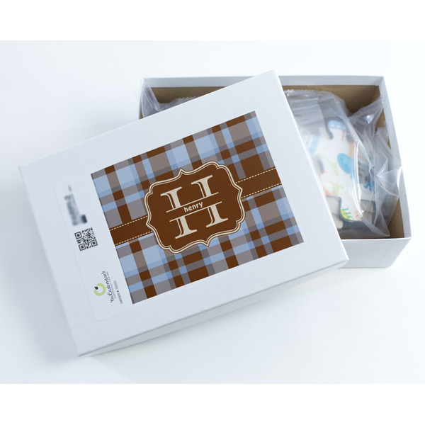 Two Color Plaid Jigsaw Puzzle 30 Piece - Box