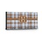 Two Color Plaid Key Hanger - Front View with Hooks