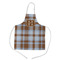 Two Color Plaid Kid's Aprons - Medium Approval