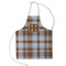 Two Color Plaid Kid's Aprons - Small Approval
