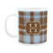 Two Color Plaid Plastic Kids Mug (Personalized)