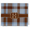 Two Color Plaid Kitchen Towel - Poly Cotton w/ Name and Initial