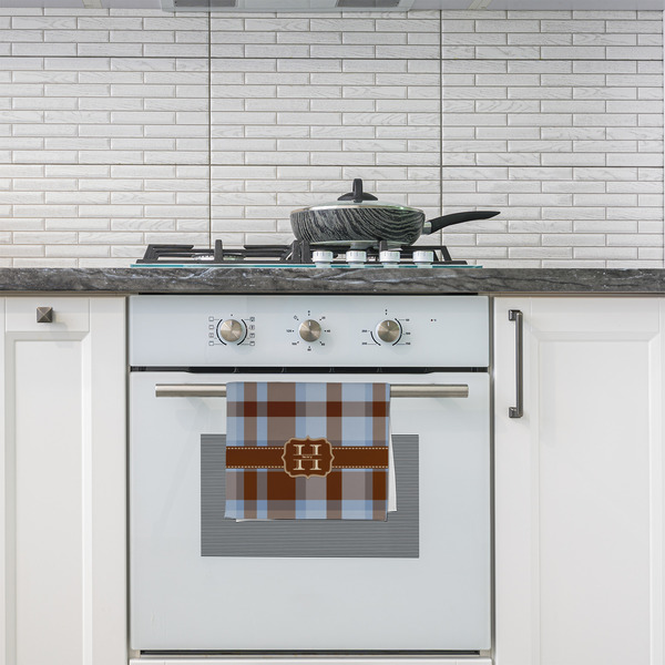 Two Color Plaid Kitchen Towel - Poly Cotton - Lifestyle