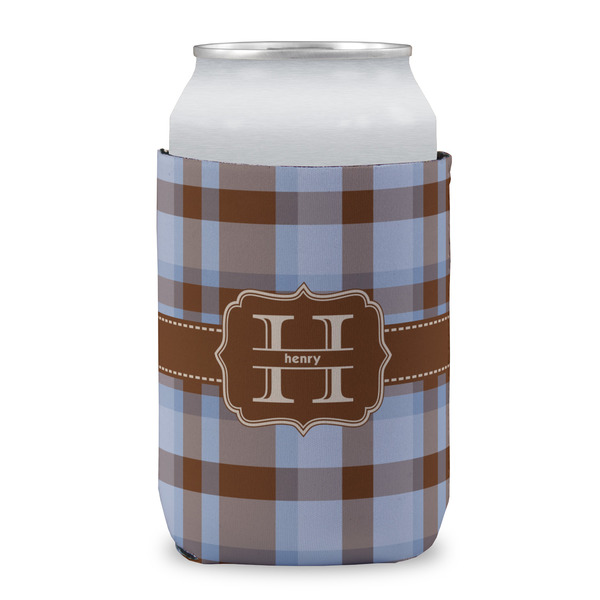 Two Color Plaid Can Sleeve