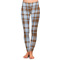 Two Color Plaid Ladies Leggings - Small