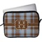 Two Color Plaid Laptop Sleeve / Case (Personalized)