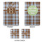 Two Color Plaid Large Gift Bag - Approval
